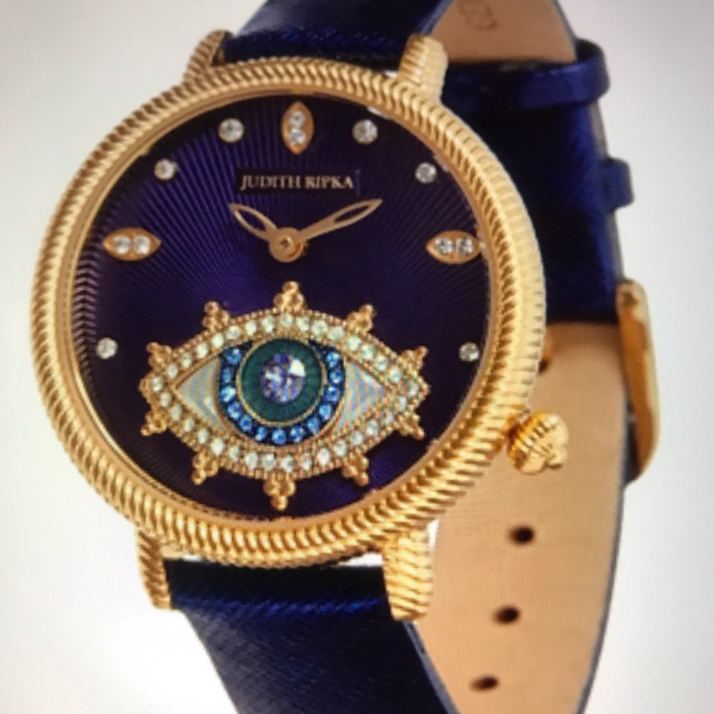 Judith Ripka Stainless Steel Goldtone Watch